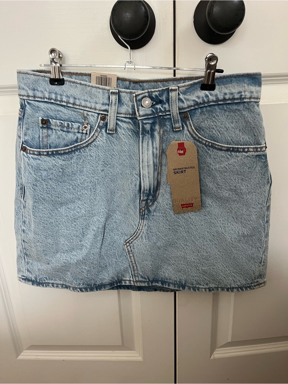 Levi's Light Blue Denim Mini Skirt